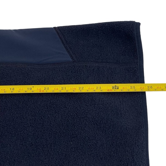 Vineyard Vines Womens Medium Fleece Navy Blue 1/4 Zip Pullover - Picture 14 of 14